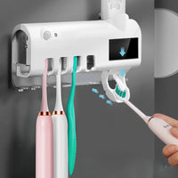 Thumbnail for Intelligent UV Toothbrush Sterilizer Automatic Toothpaste Squeezer Toothbrush Toothpaste Rack