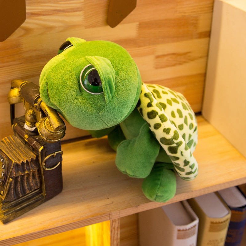 Big-Eyed Turtle Plush Toy Small Tortoise Doll