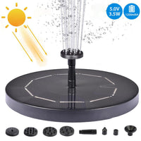 Thumbnail for Solar Water Mercury Garden Miniature Floating Fountain