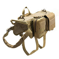 Thumbnail for Ihrtrade Tactical Dog Harness Molle System Vest Adjustable Military