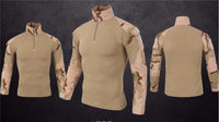 Thumbnail for Army Tactical Military Uniform Airsoft Camouflage War Proven Shirt Fast Attack Long Sleeve Shirt War Strike