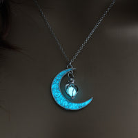 Thumbnail for Glow In the Dark Moon Necklace