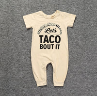 Thumbnail for Newborn Baby Boy Girls Clothes Hamburg Letters Short Sleeves Romper Jumpsuit Outfits 0-18M