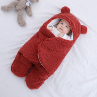 Thumbnail for Baby Sleeping Bag Envelope for Newborn Baby Winter Swaddle Blanket