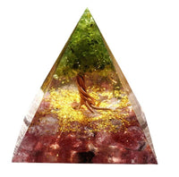 Thumbnail for Pyramid Decoration Natural Crystal Gravel Energy Tower