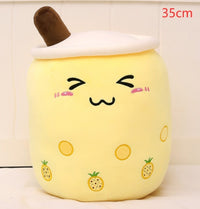 Thumbnail for Cute Fruit Drink Plush Stuffed Soft Strawberry Milk Tea Plush Boba Tea Cup Toy Bubble Tea Pillow Cushion Kids Gift