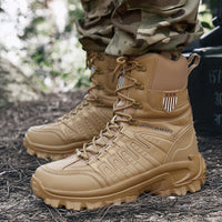 Thumbnail for Waterproof outdoor tactical military boots