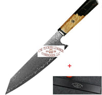 Thumbnail for Chef's Knife For Japanese Cuisine In Damascus