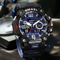 Thumbnail for Tactical Men Camouflage Alloy Military Style Luminous Waterproof Outdoor Electronic Watch