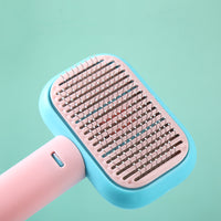 Thumbnail for New Pet Cat Dog Hair Brush Hair Massage Comb Open-Knot Brush Grooming Cleaning Tool Stainless Steel Comb