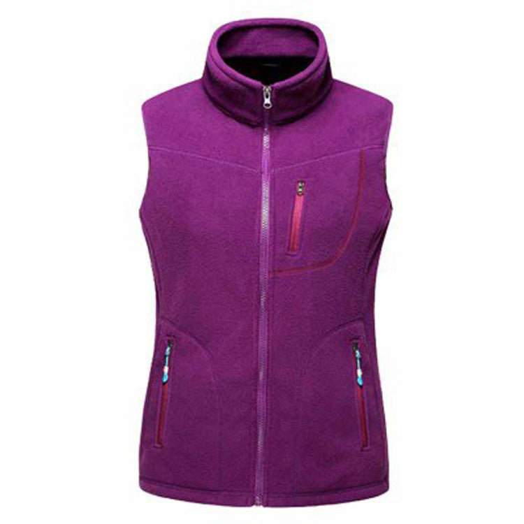 Outdoor Fleece Vest Couple Style Outerwear Jacket