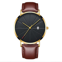 Thumbnail for Simple calendar watch male creative waterproof quartz watch