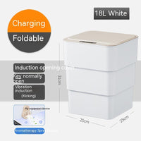 Thumbnail for Smart Trash Can With Lid For Bedroom And Living Room Kitchen Storage Box Trash Can Induction Small Car Box Automatic Smart Dustbin Smart Trash Bin