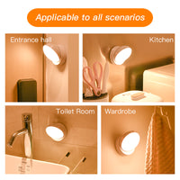 Thumbnail for Rotating Human Body Sensor Light Corridor Garage Light Wardrobe Light Motion Sensor Night Light