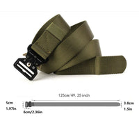 Thumbnail for Military Tactical Belt Heavy Duty Security Working Utility Nylon Army Waistband