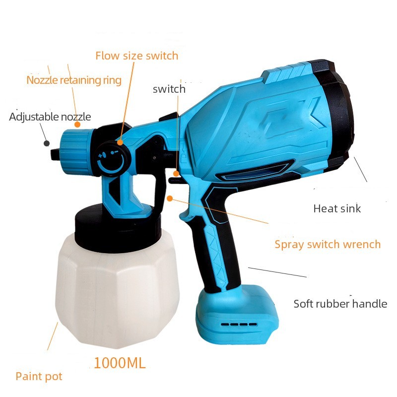 Electric High-power Paint Coating Spray Kettle Spray Gun