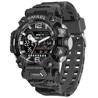 Thumbnail for Tactical Men Camouflage Alloy Military Style Luminous Waterproof Outdoor Electronic Watch