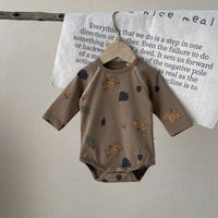 Thumbnail for Fashion Toddler Printing Long-sleeve Jumpsuit