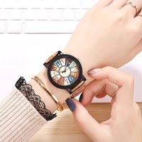 Thumbnail for Casual Vintage Leather Women Quartz Wrist Watch Gift Clock