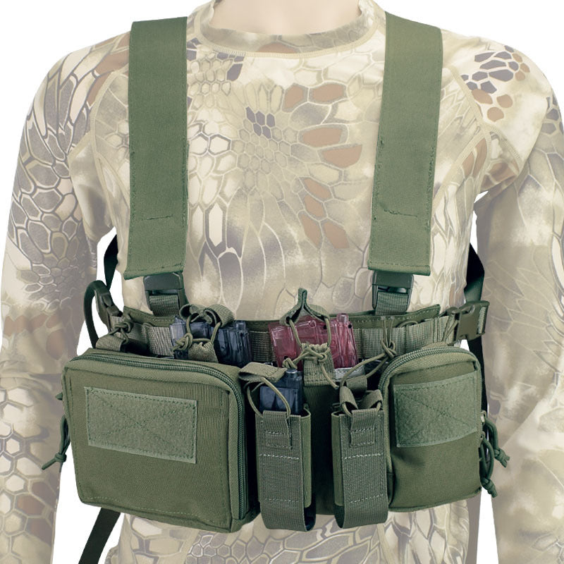 Outdoor Military Fan Tactical Bellyband Multifunctional Tactical Vest