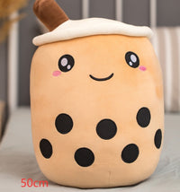 Thumbnail for Cute Fruit Drink Plush Stuffed Soft Strawberry Milk Tea Plush Boba Tea Cup Toy Bubble Tea Pillow Cushion Kids Gift