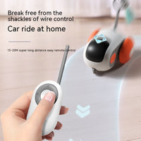 Thumbnail for Remote Control Interactive Cat Car Toy USB Charging Chasing Automatic Self-moving Remote Smart Control Car Interactive Cat Toy Pet Products